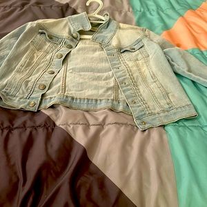 Blue light washed jean jacket, not used